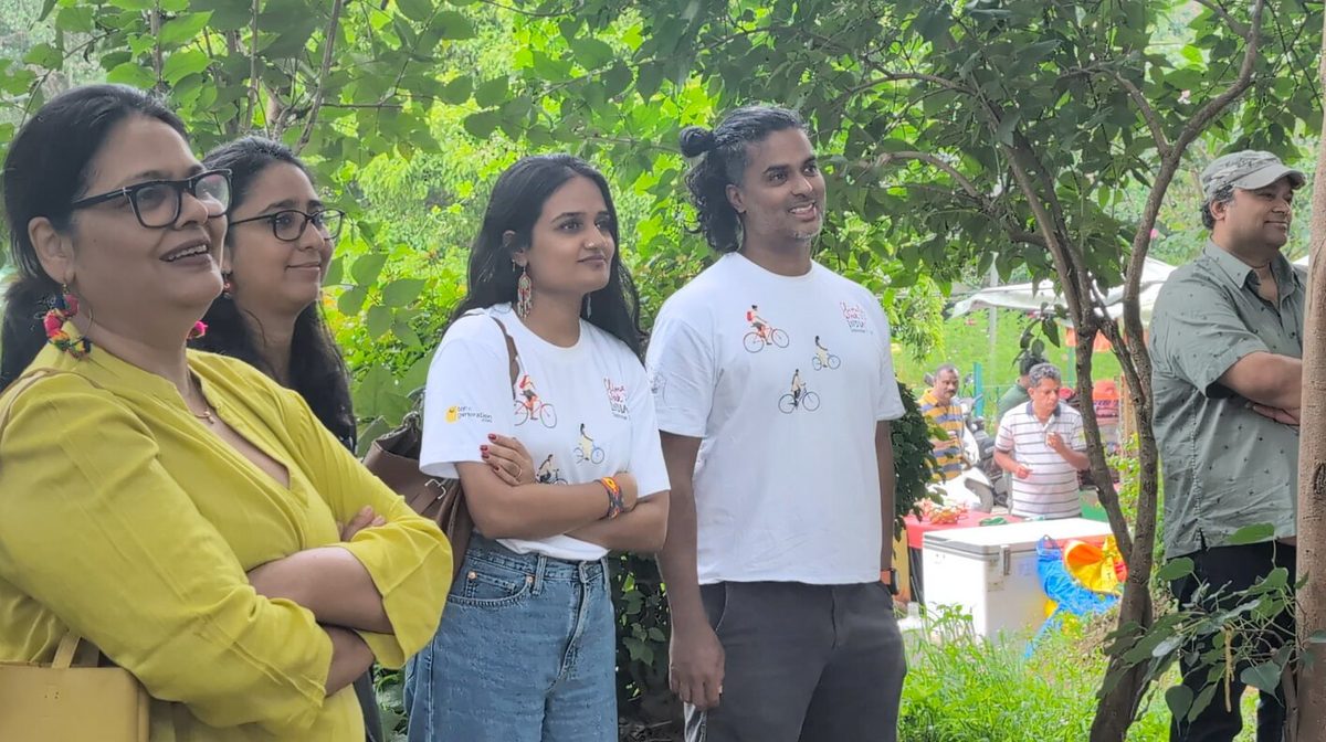 Anchors Divya and Jacob, Climate Week India 2025