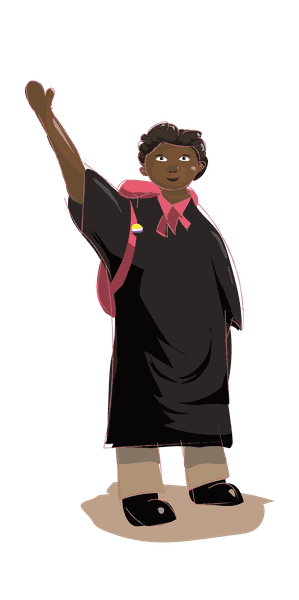 Climate Week India character illustration 01