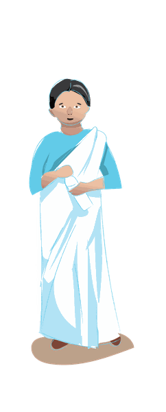 Climate Week India character illustration 06