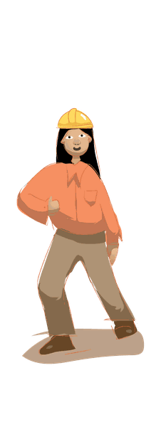 Climate Week India character illustration 09