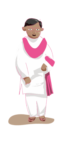 Climate Week India character illustration 10