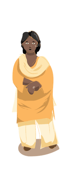 Climate Week India character illustration 11