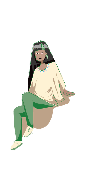 Climate Week India character illustration 13