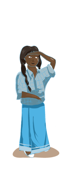 Climate Week India character illustration 14