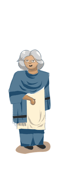Climate Week India character illustration 17