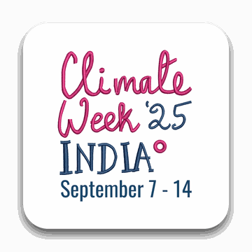 Climate Week '25 India logo, September 7 to 14