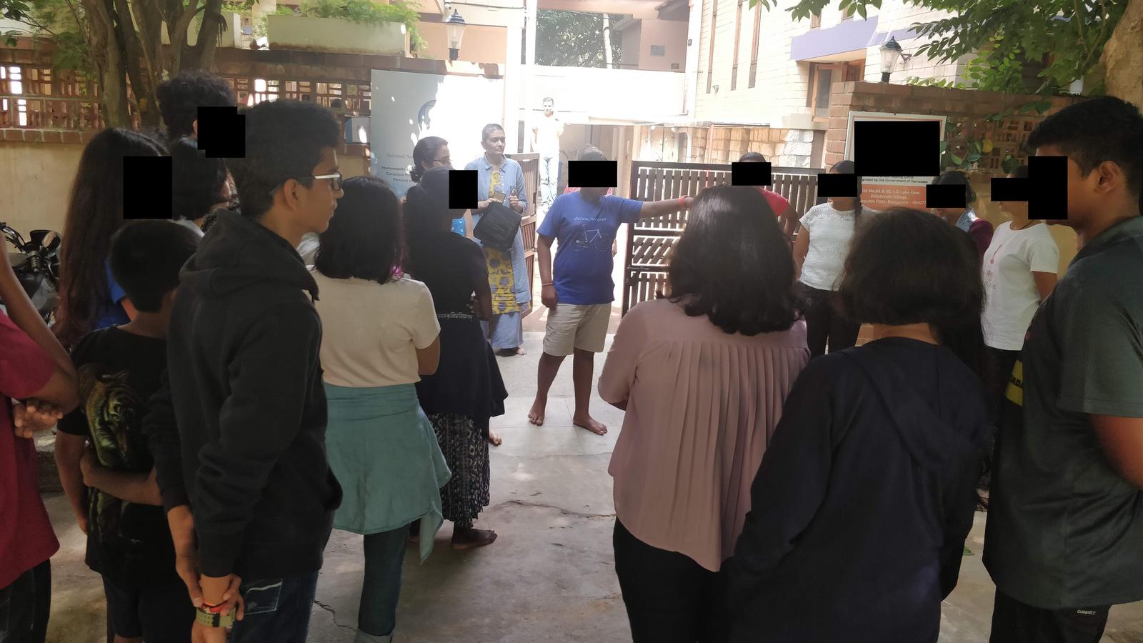 Students set out on their own clean-up