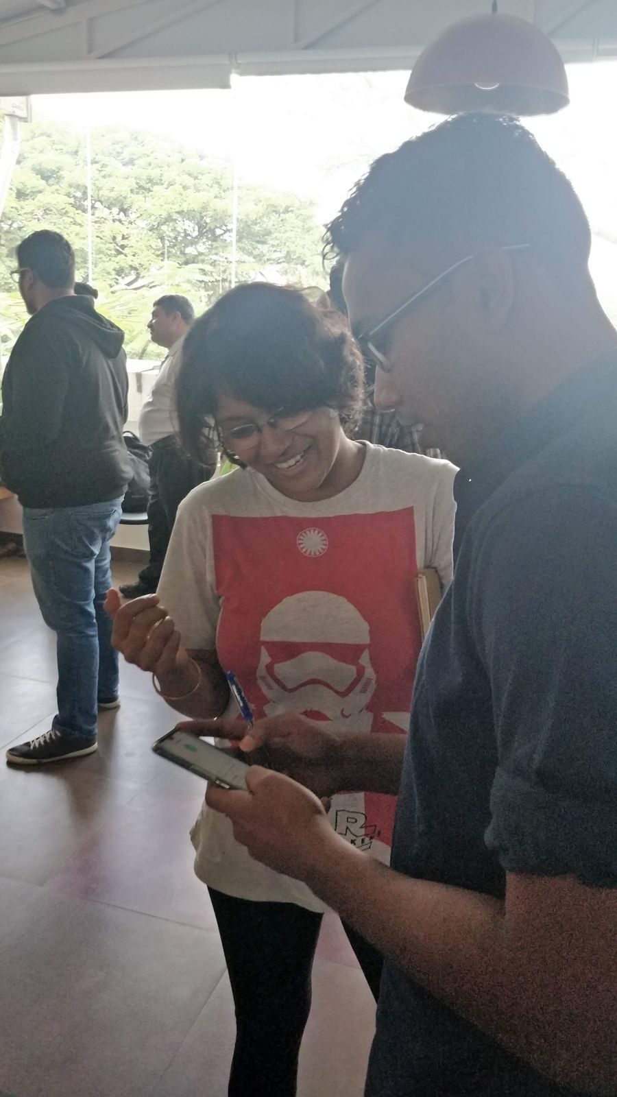 Laughter between rounds at Koramangala